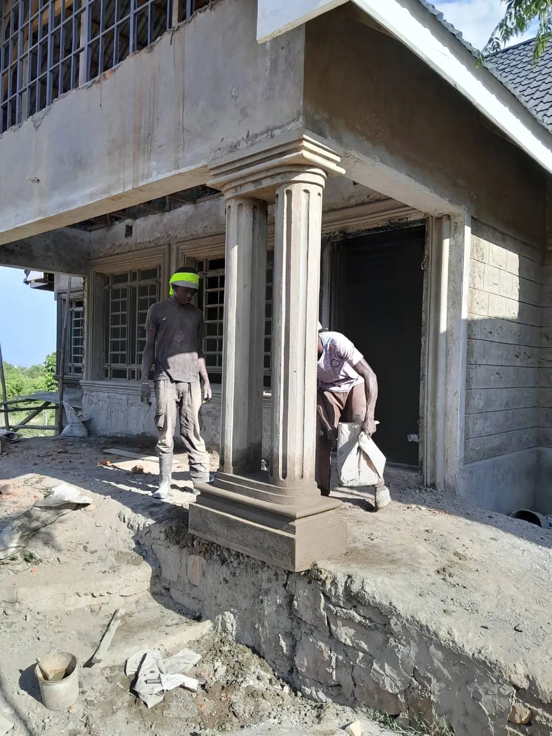 Syokimau/Katani Residence: Column Detailing